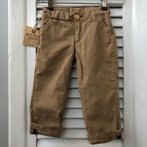 Rose Pistol boys khaki pants size 2 NWT